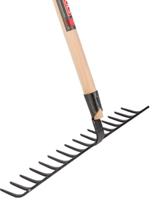 Tuinhark gesmeed 16 tands met steel 160cm - thumbnail