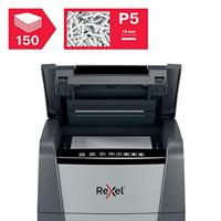 Rexel Optimum AutoFeed+ 150M Papierversnipperaar 150 vellen Micro cut 2 x 15 mm P-5 44 l Ook geschikt voor Paperclips, Nietjes, Creditcards - thumbnail