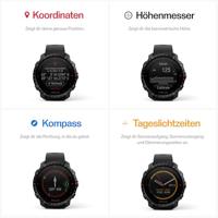 Polar GritX Pro Sporthorloge 47 mm M/L Zwart - thumbnail