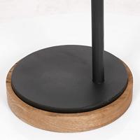 Light & Living Vloerlamp 'Imbert', donker bruin-mat zwart - thumbnail