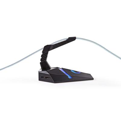 Gamingmuisbungee | 3 USB-poorten | Flexibele klem | Achtergrondverlichting