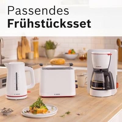 Bosch Wasserkocher 1,7L MyMoment, weiß Waterkoker Wit