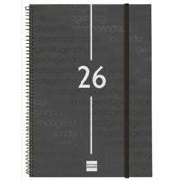 Agenda Finocam YEAR Zwart A4 21 x 29,7 cm 2026 - thumbnail
