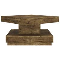 Salontafel 60x60x35 cm MDF donkerbruin - thumbnail