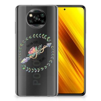 Xiaomi Poco X3 | Poco X3 Pro Telefoonhoesje met Naam Boho Dreams Xiaomi Poco X3 | Poco X3 Pro Telefoonhoesje met Naam Boho Dreams