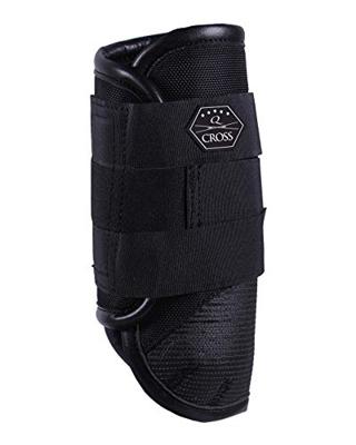 QHP QCross Kevlar V eventing beschermers zwart maat:xl