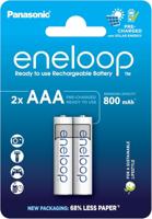 Oplaadbare batterijen PANASONIC ENELOOP AAA 800 mAh 2 szt (BK-4MCDE/2CP) - thumbnail