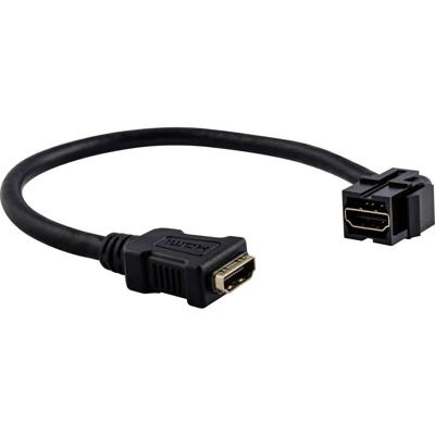 Merten MEG4583-0002 HDMI Inzetstuk Zwart 1 stuk(s)
