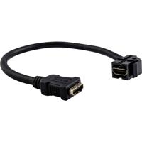 Merten MEG4583-0002 HDMI Inzetstuk Zwart 1 stuk(s) - thumbnail