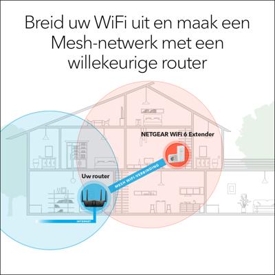 Netgear AX1800 4-Stream Mesh Extender (EAX15) mesh access point