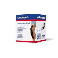 Leukotape K Kleefwindel Elast Zwart 5cmx5m 1 - thumbnail