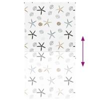 Doucherolgordijn 120x240 cm stofbreedte 116 cm - thumbnail