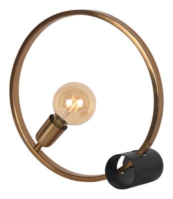 LABEL51 Tafellamp Ring - Antiek goud - Metaal - Tafellamp LABEL51 Tafellamp Ring - Antiek goud - Metaal - Tafellamp