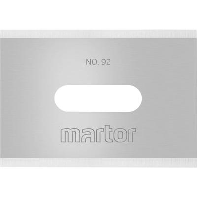 Martor Mes | lengte 26 mm | breedte 18,5 mm | dikte 0,4 mm | 10 stuks/dispenser - 92.66 92.66