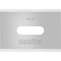 Martor Mes | lengte 26 mm | breedte 18,5 mm | dikte 0,4 mm | 10 stuks/dispenser - 92.66 92.66 - thumbnail