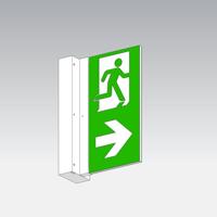 Beltrona MEXX8002 LED-vluchtwegverlichting Wandopbouwmontage, Plafondinbouwmontage - thumbnail