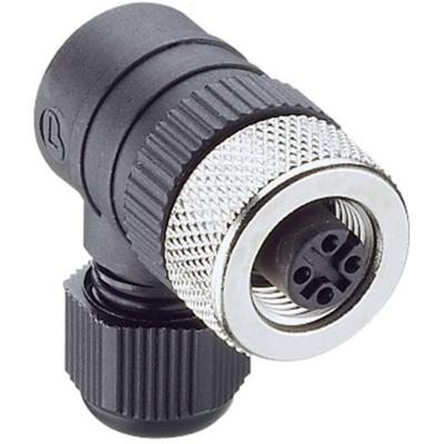 Lumberg Automation 108656 Sensor/actuator connector, niet geassembleerd M12 Aantal polen (sensoren): 4 Koppeling, haaks 1 stuk(s)