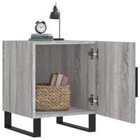 Nachtkastjes 2 st 40x40x50 cm bewerkt hout grijs sonoma eiken - thumbnail