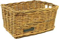 Rieten Fietsmand Naturel Maat Medium - thumbnail