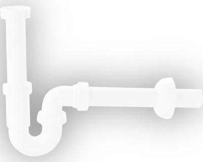 Kirchhoff Kunststof buisvormige sif, wit, 1 1/4" x 32 mm - 98801048