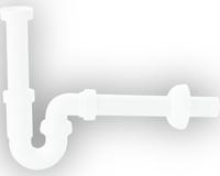 Kirchhoff Kunststof buisvormige sif, wit, 1 1/4" x 32 mm - 98801048 - thumbnail
