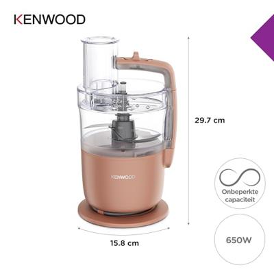 Kenwood FDP22.130RD Multipro Go Foodprocessor Zalm Kenwood FDP22.130RD Multipro Go Foodprocessor Zalm