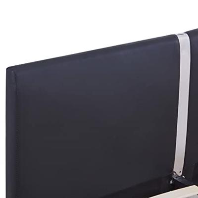 Bedframe kunstleer zwart 120x200 cm