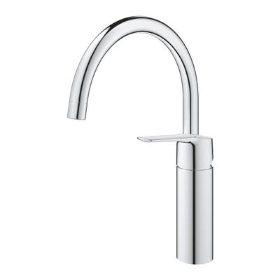 Grohe QuickFix Start verhoogde keukenmengkraan rond chroom