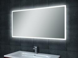 Badkamerspiegel Quatro | 80x60 cm | Rechthoekig | Directe en indirecte LED verlichting | Touch button | Met verwarming