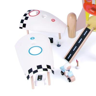 Classic World world houten bouw raket, 51dlg.