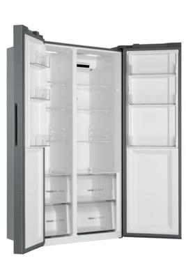 Haier HSR3918ENPG amerikaanse koelkast Vrijstaand 528 l E Zilver