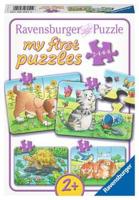 Ravensburger - schattige huisdieren puzzel 4in1 - thumbnail