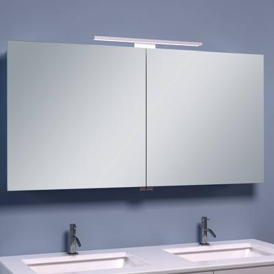 BWS LED Spiegelkast Luxe Aluminium 120x60x14 cm BWS LED Spiegelkast Luxe Aluminium 120x60x14 cm