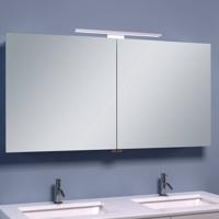 BWS LED Spiegelkast Luxe Aluminium 120x60x14 cm - thumbnail