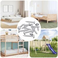 VidaXL Zelftappende nagel 12 pcs verzinkt 4 x 25 mm staal - thumbnail