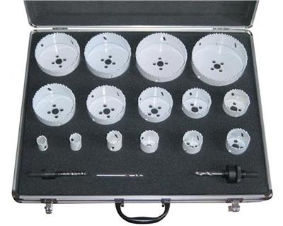 Promat/Tecwerk Gatenzagenset | 17-delig 19-114 mm | snijdiepte 38 mm bimetaal - 4000814647