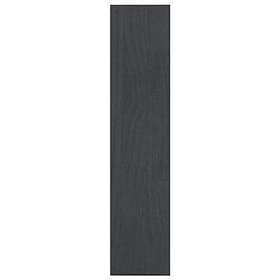 Boekenkast/kamerscherm 100x30x135,5 cm massief grenenhout grijs - thumbnail