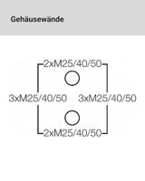 Hensel DK 2525 G Aftakkast (l x b x h) 112 x 255 x 205 mm Grijs-wit (RAL 7035) IP65, IP55 1 stuk(s) - thumbnail