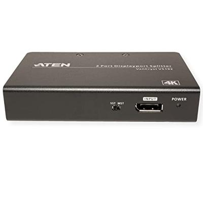ATEN 2-Poorts DisplayPort Splitter Zwart ATEN 2-Poorts DisplayPort Splitter Zwart