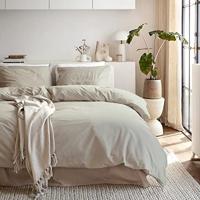 Cinderella Dekbedovertrekset weekend katoen light sand 240x200/220 - thumbnail