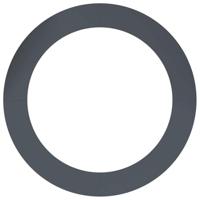 VidaXL Geschikt voor platte boomring antraciet ø90 / 120 cm staal - thumbnail