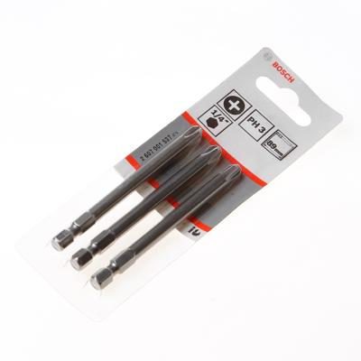 Bosch Accessories 2607001537 2607001537 Kruis-bit Aandrijving: 1/4 (6,3 mm) Uitvoering: Kruiskop Phillips PH 3 89 mm