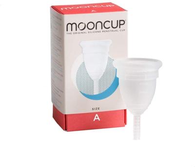 MoonCup Maat A (menstruatiecup), > 30 jaar, met handige sterilisator MoonCup Maat A (menstruatiecup), > 30 jaar, met handige sterilisator