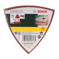 Bosch Accessories 2607019500 Deltaschuurpapierset Met klittenband, Geperforeerd Korrelgrootte (num) 60, 120, 240 Hoekmaat 93 mm 1 set(s) - thumbnail