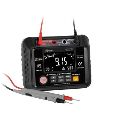 PCE Instruments Isolatiemeter, Ohmmeter 2500 V 2500 GΩ PCE Instruments Isolatiemeter, Ohmmeter 2500 V 2500 GΩ