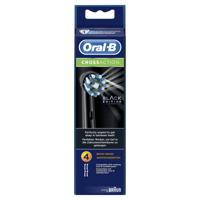 Oral-B CrossAction Opzetborstels Black, Verpakking Van 4, Black Edition - thumbnail
