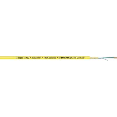 Sommer Cable 200-0407 Audiokabel 2 x 0.22 mm² Geel per meter Sommer Cable 200-0407 Audiokabel 2 x 0.22 mm² Geel per meter
