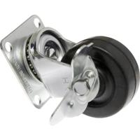 TOOLCRAFT TO-5137887 Zwenkwiel 50 mm met parkeerrem en schroefplaat Draagvermogen (max.): 50 kg - thumbnail