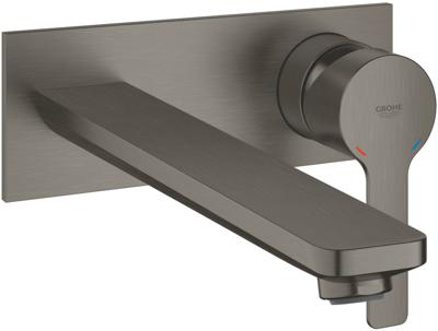 GROHE Lineare waterbesparende afbouwdeel inbouw wandkraan l-size met uitloop 20.7cm brushed hard graphite 23444AL1