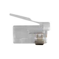 ACT TD104R RJ11 (6P/4C) modulaire connector voor ronde kabel met soepele aders- 25 stuks - thumbnail